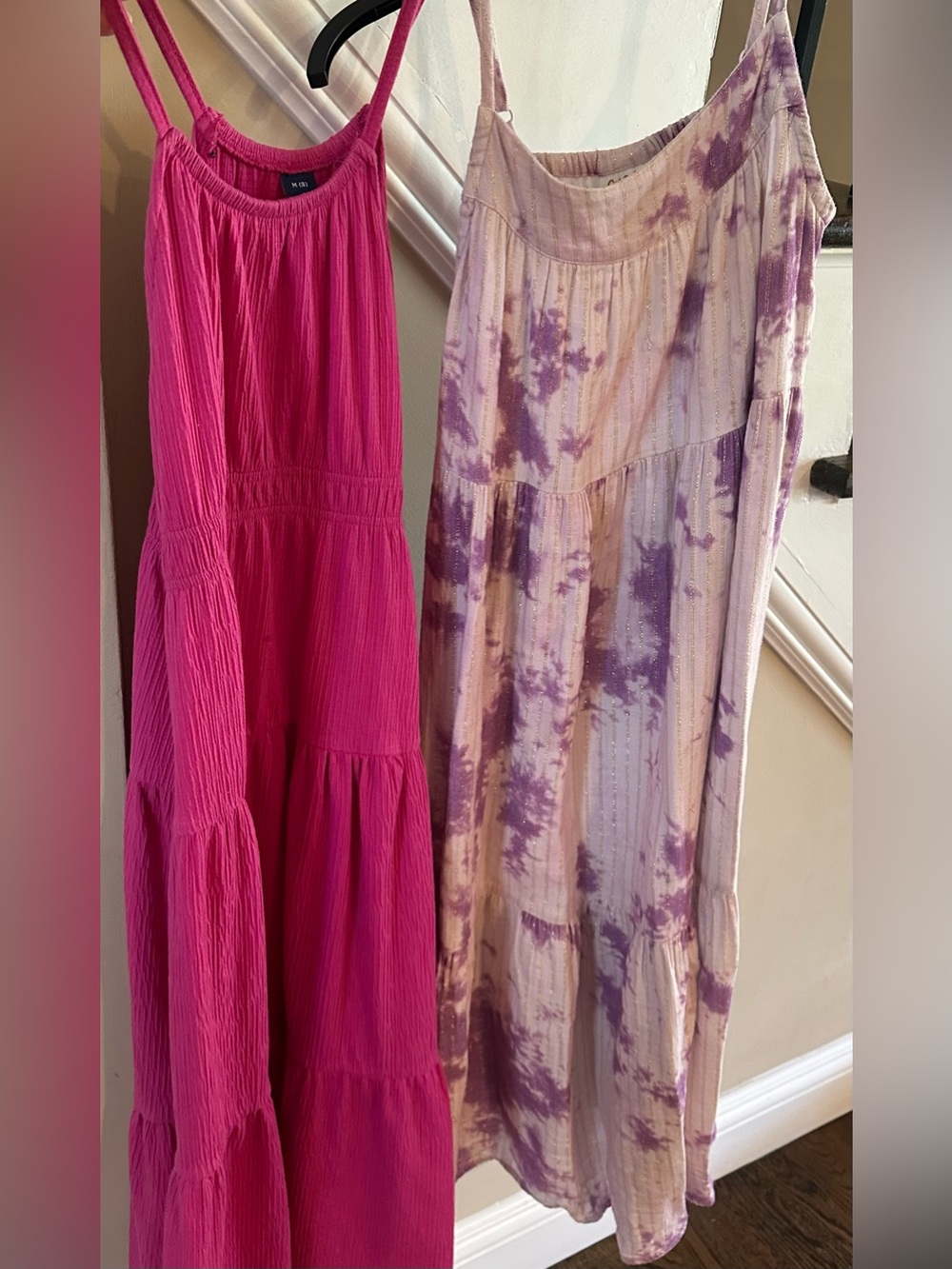 Cat & Jack Girls' Pink and Purple Tie-Dye Sundress Duo